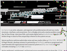 Tablet Screenshot of jonsatrom.com